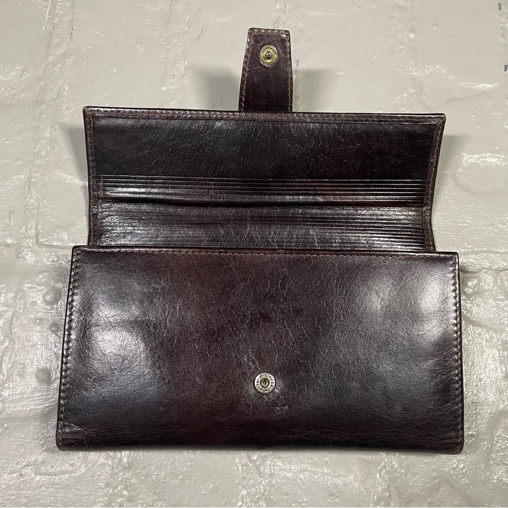 Velez dark brown leather wallet - Picture 7 of 15